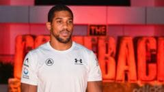 Pre-fight Joshua not ready for death of friends to sink in